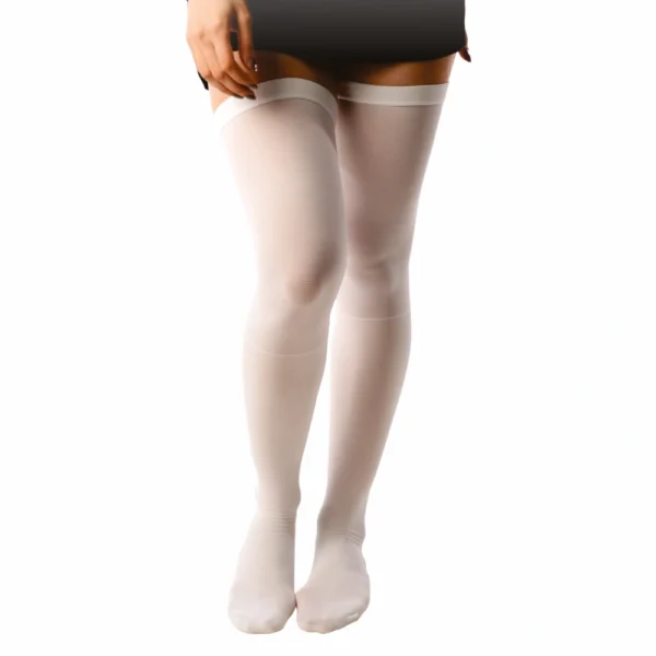 ANTI-EMB. STOCKINGS THIGH (WHITE COLOR)