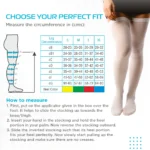 ANTI-EMB. STOCKINGS THIGH (WHITE COLOR) - Image 4