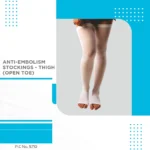 ANTI-EMB. STOCKINGS THIGH (WHITE COLOR) - Image 2