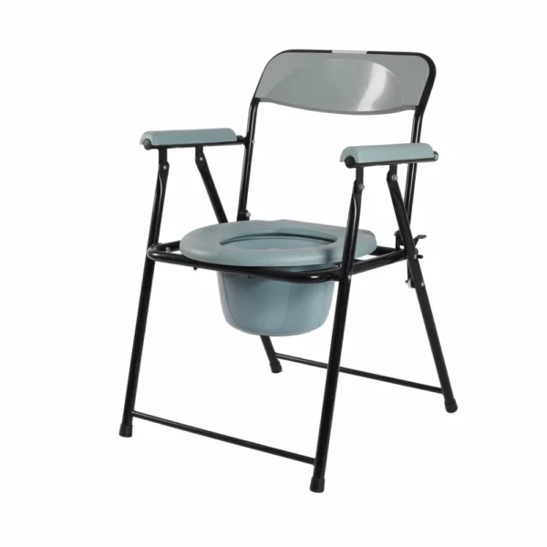 FOLDABLE COMMODE CHAIR