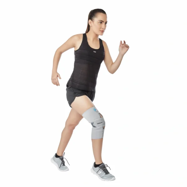 KNEE WRAP WITH LOOP ELASTIC SUPPORT