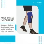 NEOPRENE KNEE BRACE / OPEN PATELLA - Image 2